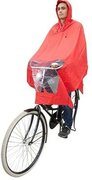 regenponcho fiets rood