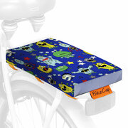 Fietskussen monsters donkerblauw