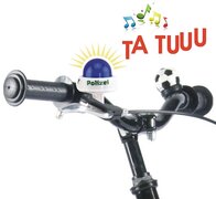 Politie sirene voor de kinderfiets
