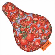 Zadelhoesje kinderfiets tomatoes
