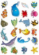 Fietsstickers zeedieren
