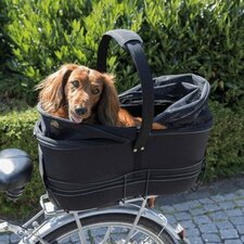 efficiënt Gelijkenis ontvangen Hondenfietsmand voor standaard bagagedrager zwart - Pimpjefiets