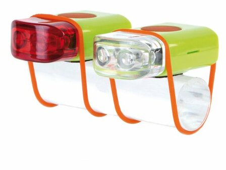 LED fietslampjes groen (2 stuks)