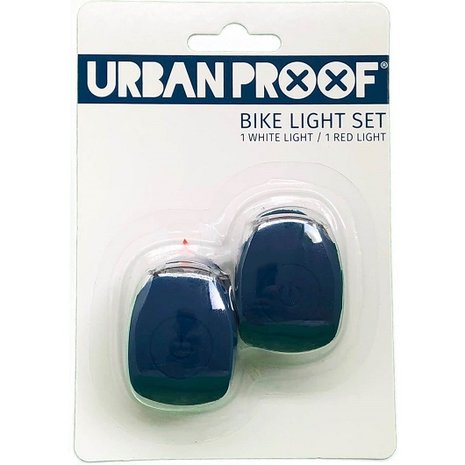 Urban Proof siliconen LED fietslampjes donkerblauw