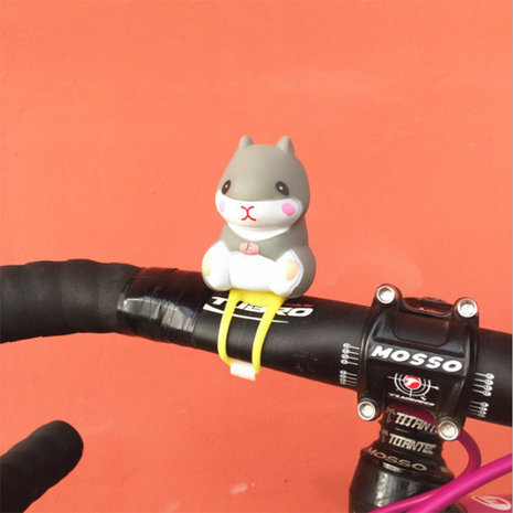 Hamster fietslamp/fietstoeter
