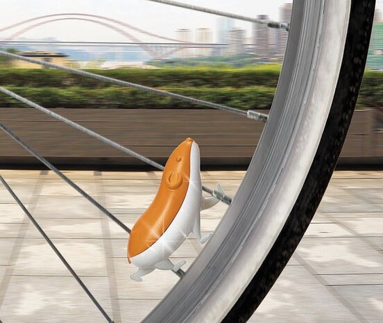 Fiets Hamster spaakversiering