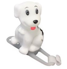 Dalmatiër hond fietslamp/fietstoeter