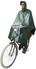 Regenponcho donkergroen