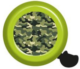 Fietsbel camouflage groen