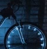 Fietsverlichting voor 1 wiel / fietswielverlichting wit