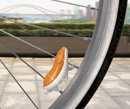 Fiets Hamster spaakversiering