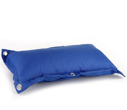 Bagagedrager kussentje blauw