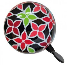 Fietsbel vintage bloemen (8cm)