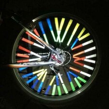 Spaakreflectors geel