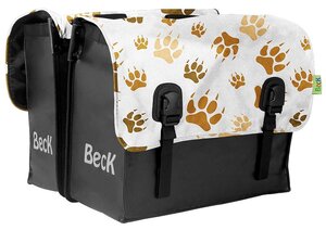 Fietstassen dierenpootjes 35L