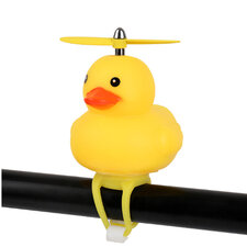 Badeend fietslamp/toeter (met propeller)