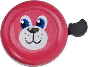 Fietsbel hond roze