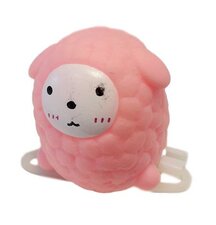 Roze schaapje fietslamp/fietstoeter