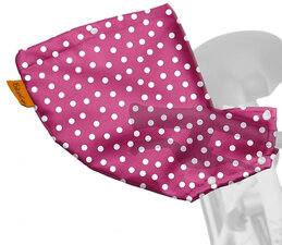 Handmoffen - Fiets handwarmers polkadot stippen roze