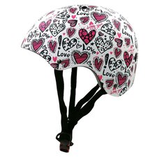 Fietshelm kind hartjes (maat S)
