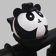 Fietsbel panda met hoedje
