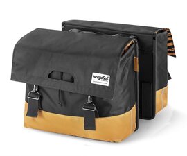 Fietstas Urban Proof 40 L donkergrijs/okergeel