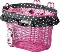 Kinderfietsmand Basil babouska roze