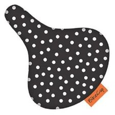 Zadelhoesje Bikecap polkadot stippen zwart