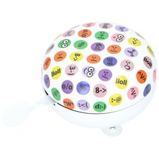 Dingdong fietsbel gezichtjes (8cm)
