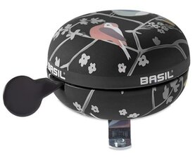 Basil Dingdong fietsbel Wanderlust charcoal/zwart