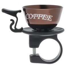 Fietsbel koffie kopje bruin