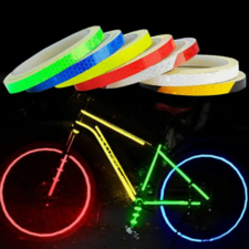 Reflecterende tape voor je fiets/scooter groen