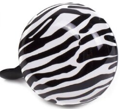 Grote dingdong fietsbel zebra