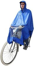 Regenponcho blauw