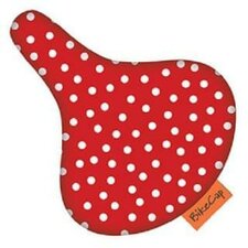 Zadelhoesje Bikecap polkadot stippen rood