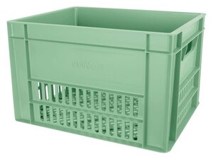 Fietskrat mint groen met bevestiging