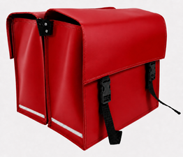 Fietstassen bisonyl rood