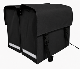 Fietstassen extra sterk zwart MAT (52L)
