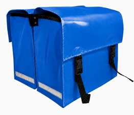 Fietstassen extra sterk donkerblauw (52L)