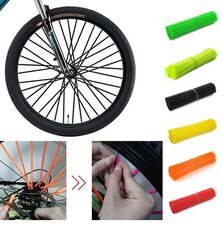 Spaakversiering 72 staafjes geel  (23,7cm)
