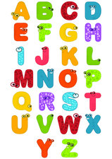 Fietsstickers lollige letters