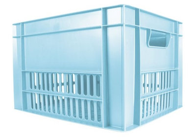 Fietskrat lichtblauw - Pimpjefiets