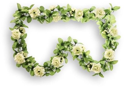 Basil fiets bloemenslingers rozen - Pimpjefiets